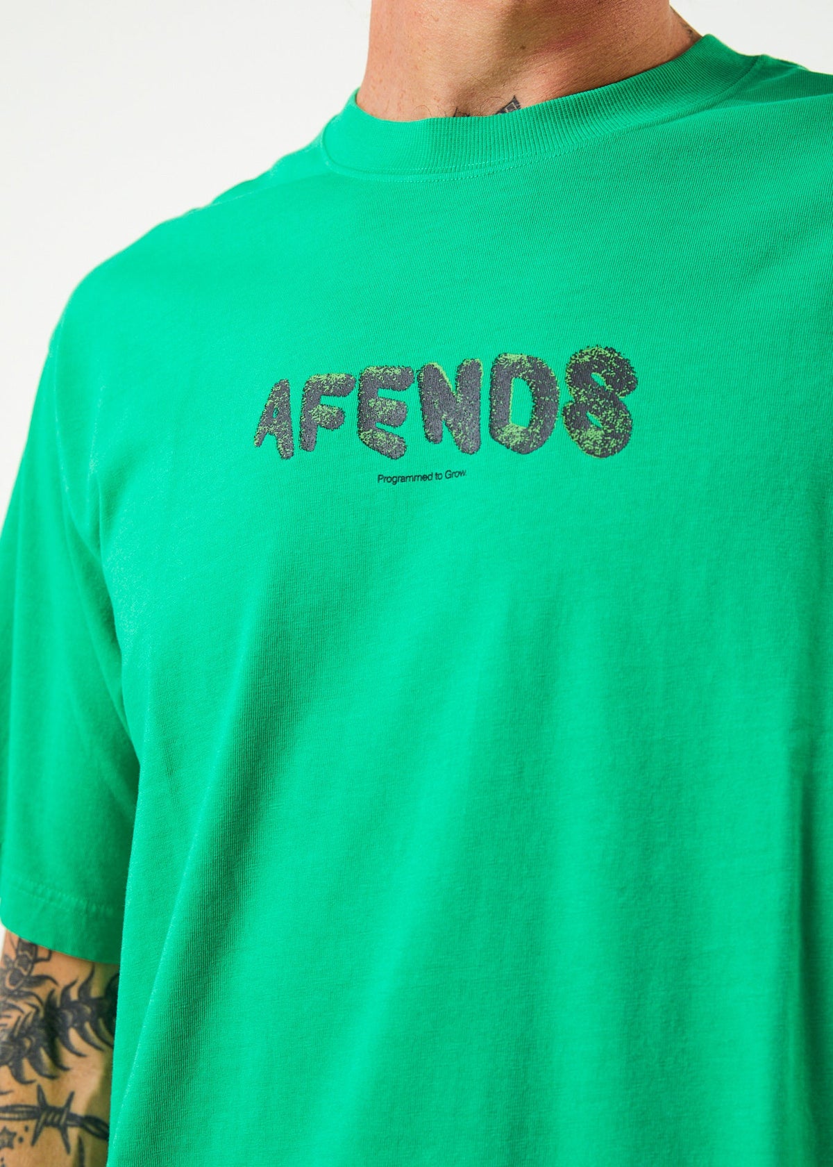 Programmed - Recycled Retro T-Shirt - Forest