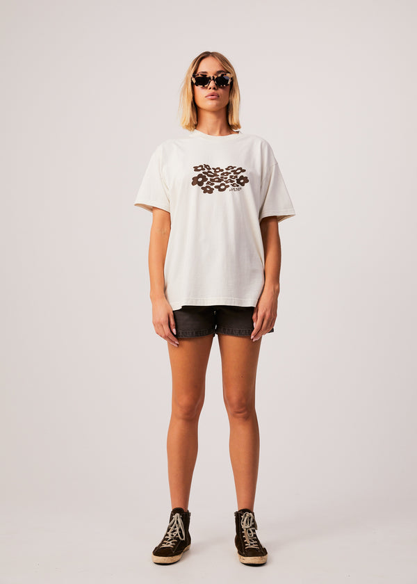 Digital Holiday Recycled Oversized Floral T-Shirt