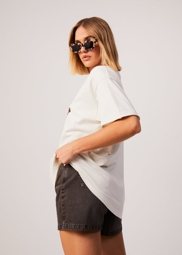 Digital Holiday Recycled Oversized Floral T-Shirt