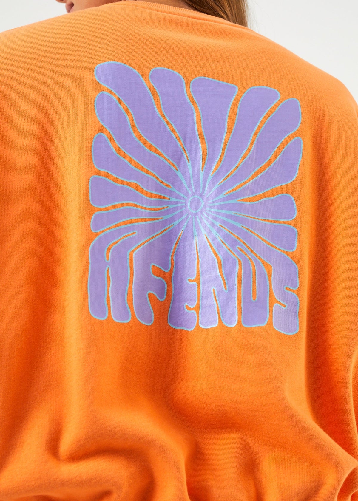 Moomin - Recycled Crew Neck Jumper - Tangerine