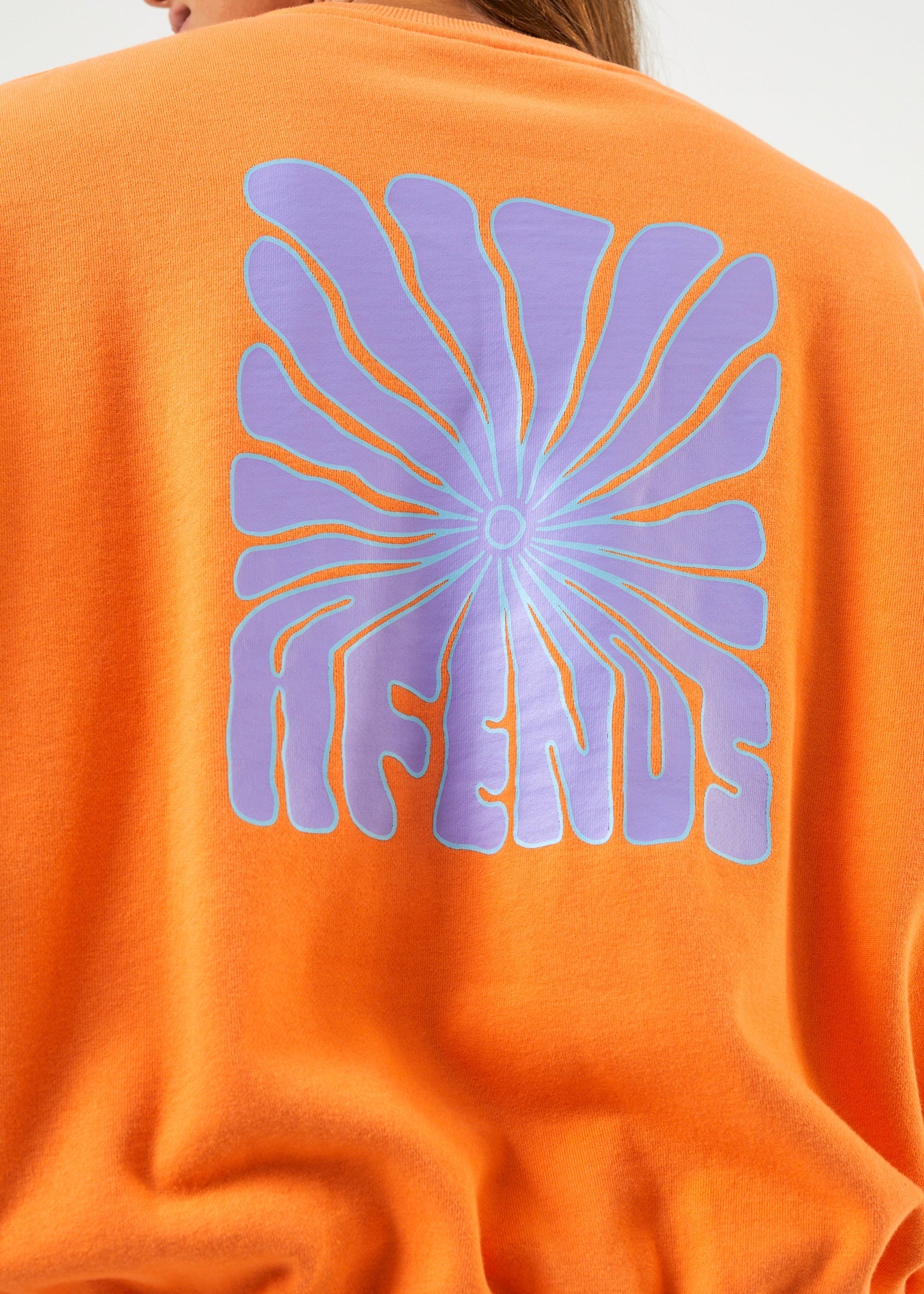 Moomin - Recycled Crew Neck Jumper - Tangerine