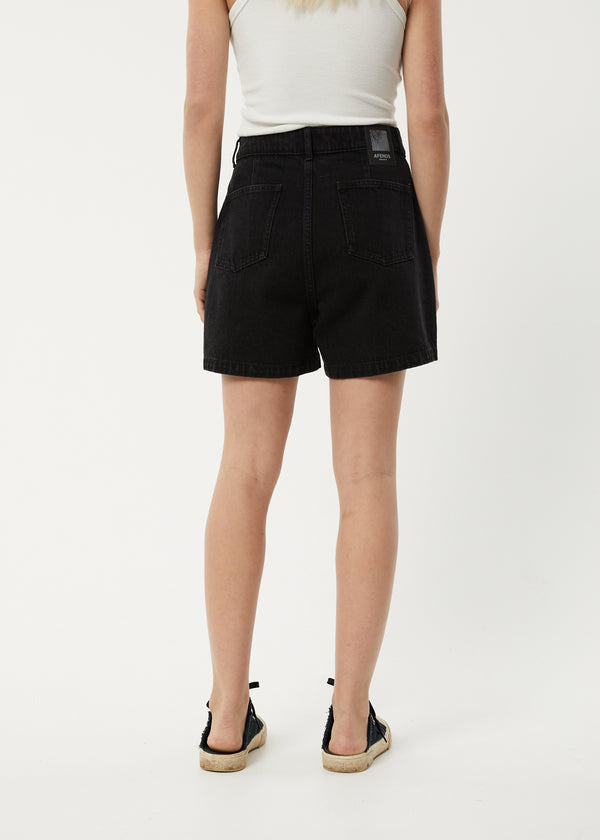 Seventy Three's Organic Denim High Waisted Shorts