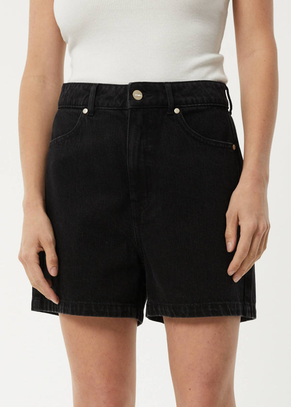 Seventy Three's Organic Denim High Waisted Shorts