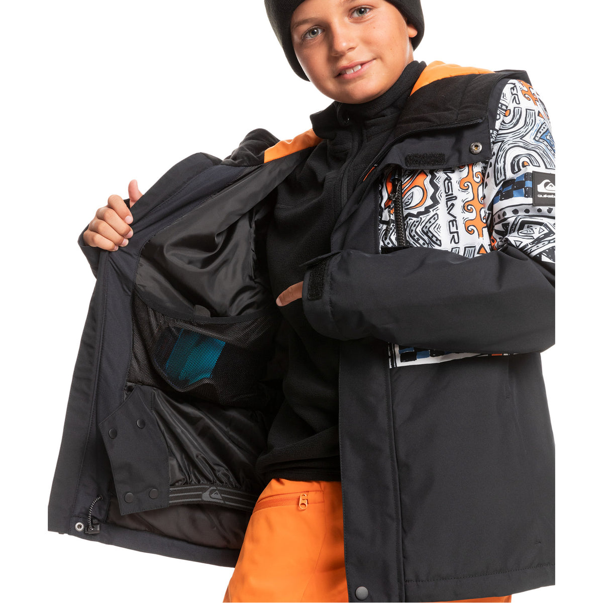 Boy's Mission Printed Block Insulated Jacket