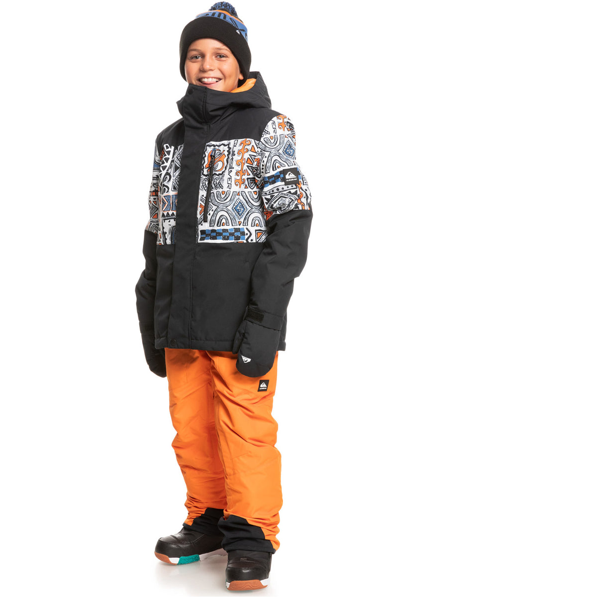 Boy's Mission Printed Block Insulated Jacket