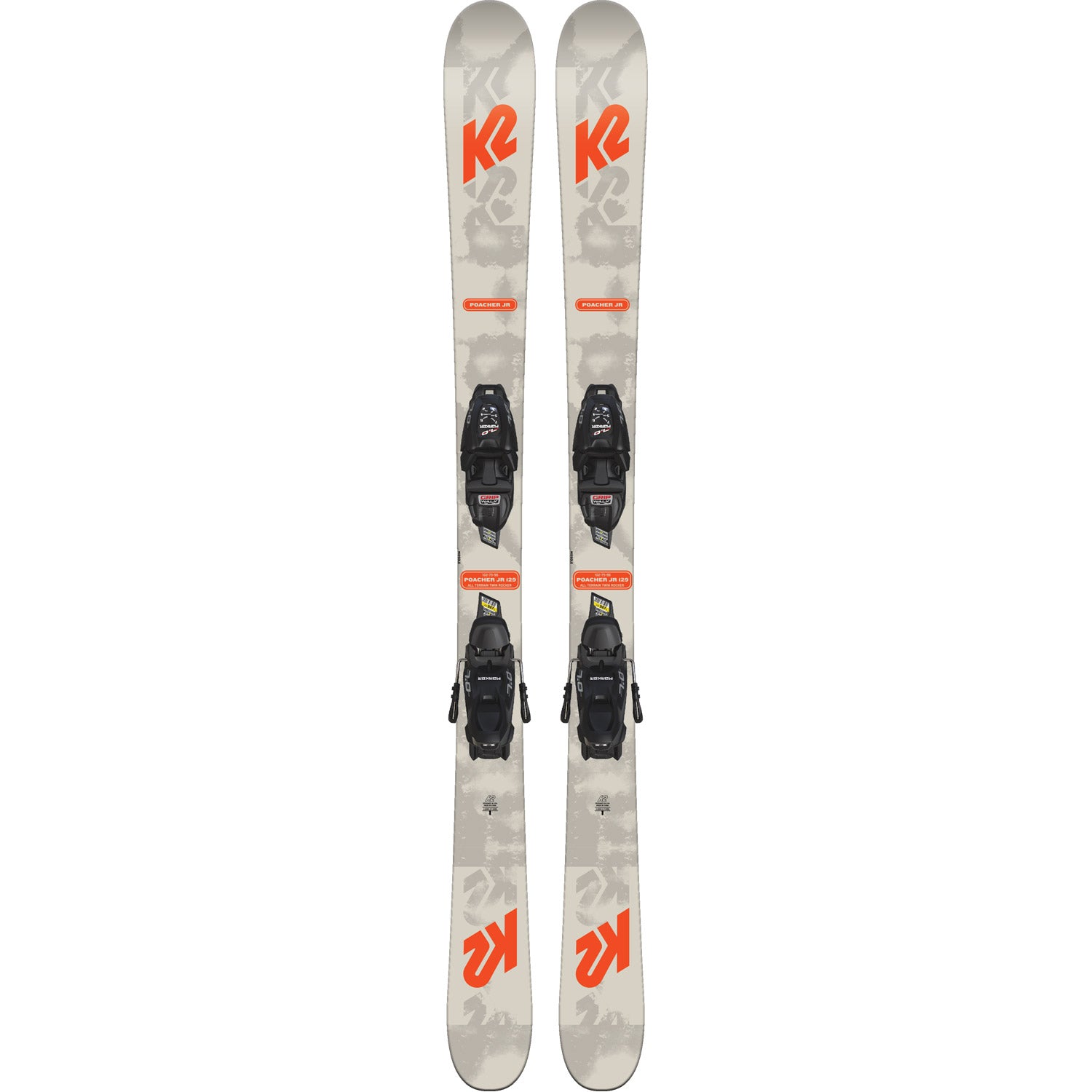 K2 Poacher Jr Ski w/ 7.0 FDT Bindings 2024