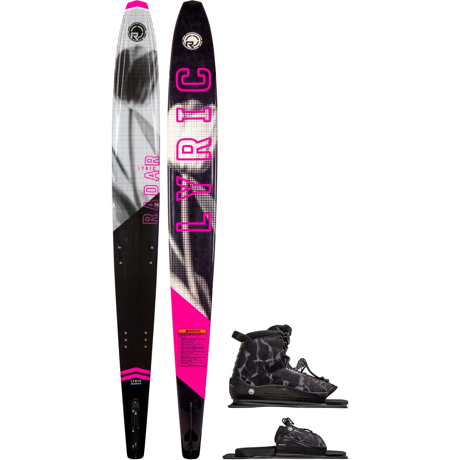 Womens Lyric Graphite Slalom Ski w/ Lyric Boot Package 2023