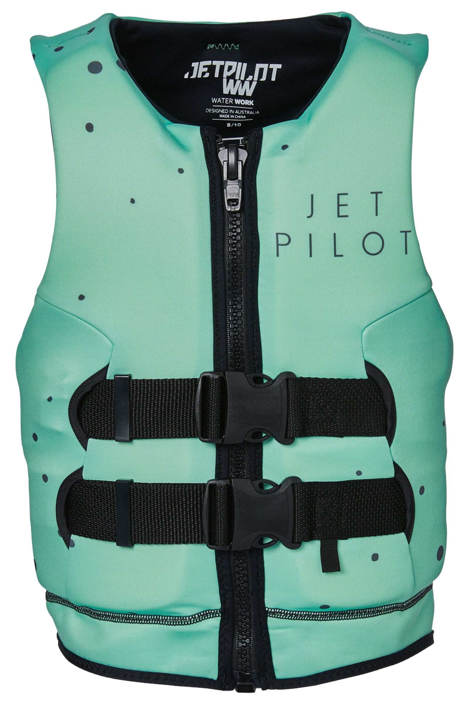 Jet Pilot Wings Youth Cause Neo Life Jacket Mint 