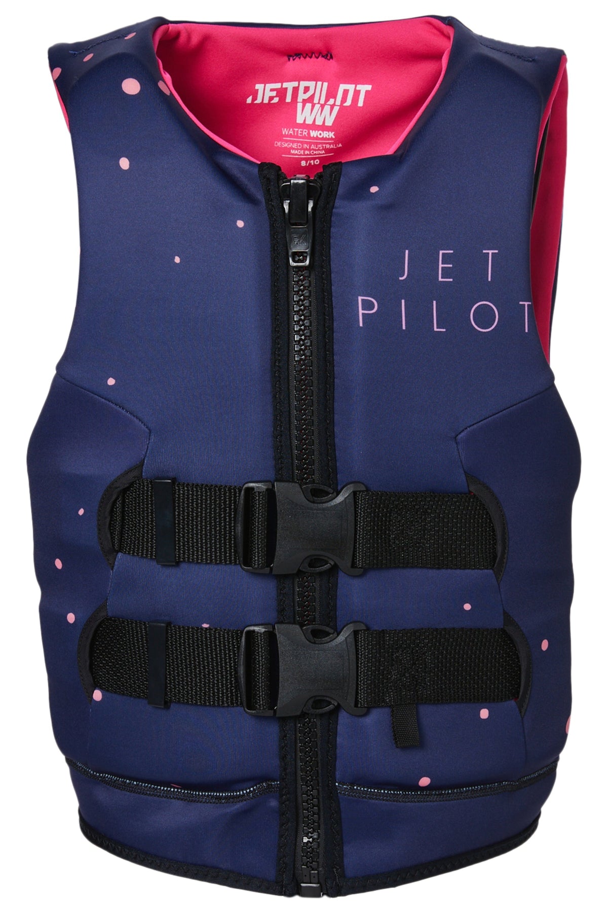 Jet Pilot Wings Youth Cause Neo Life Jacket Navy