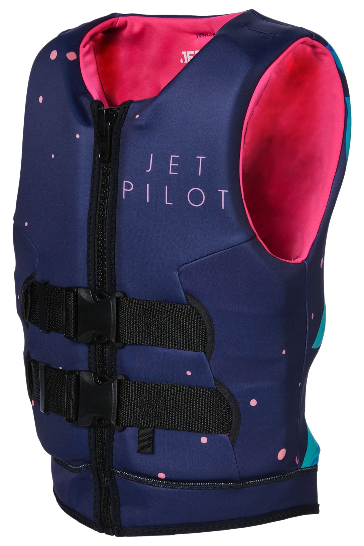 Jet Pilot Wings Youth Cause Neo Life Jacket Navy