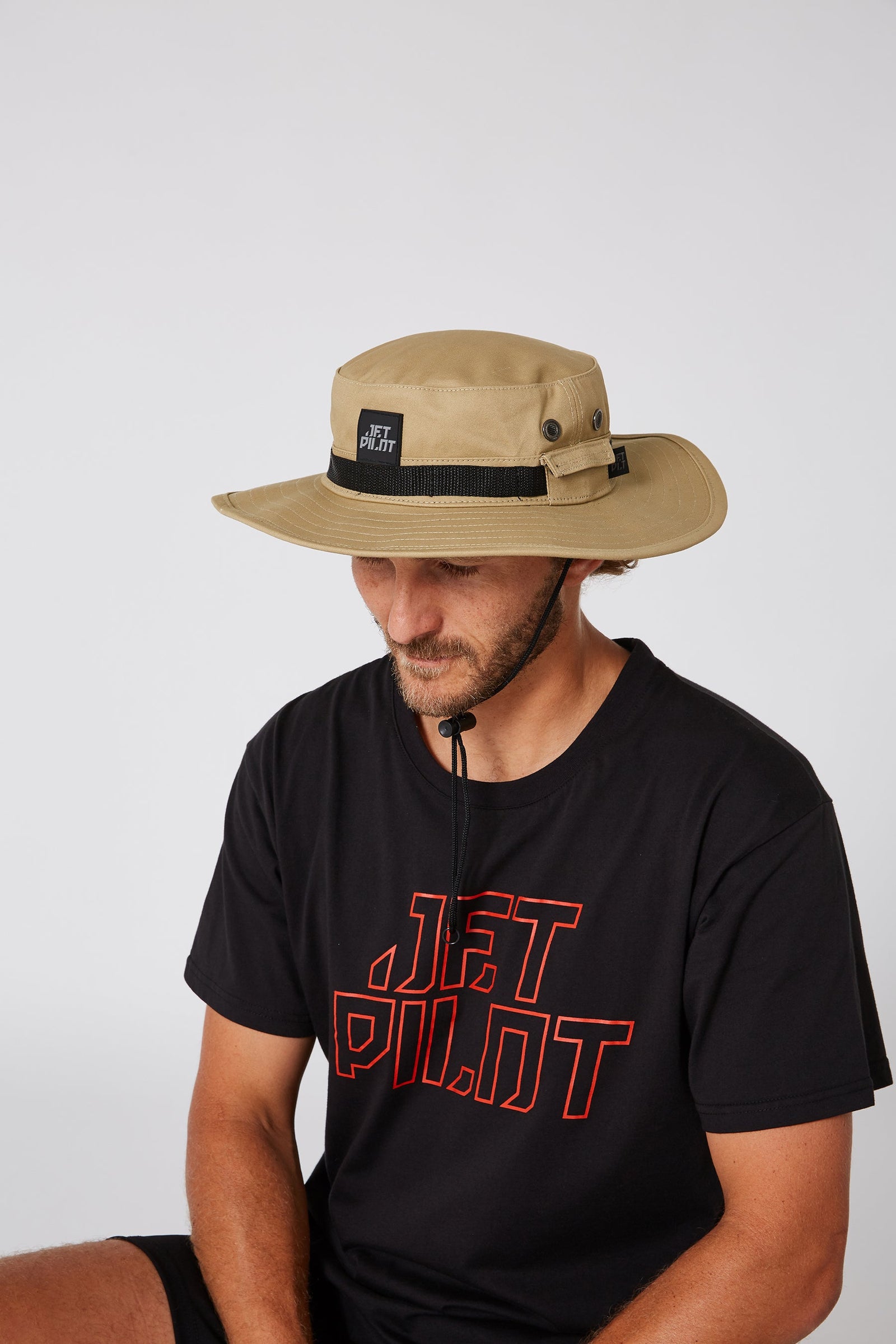 Hiker Mens Wide Brim Bucket