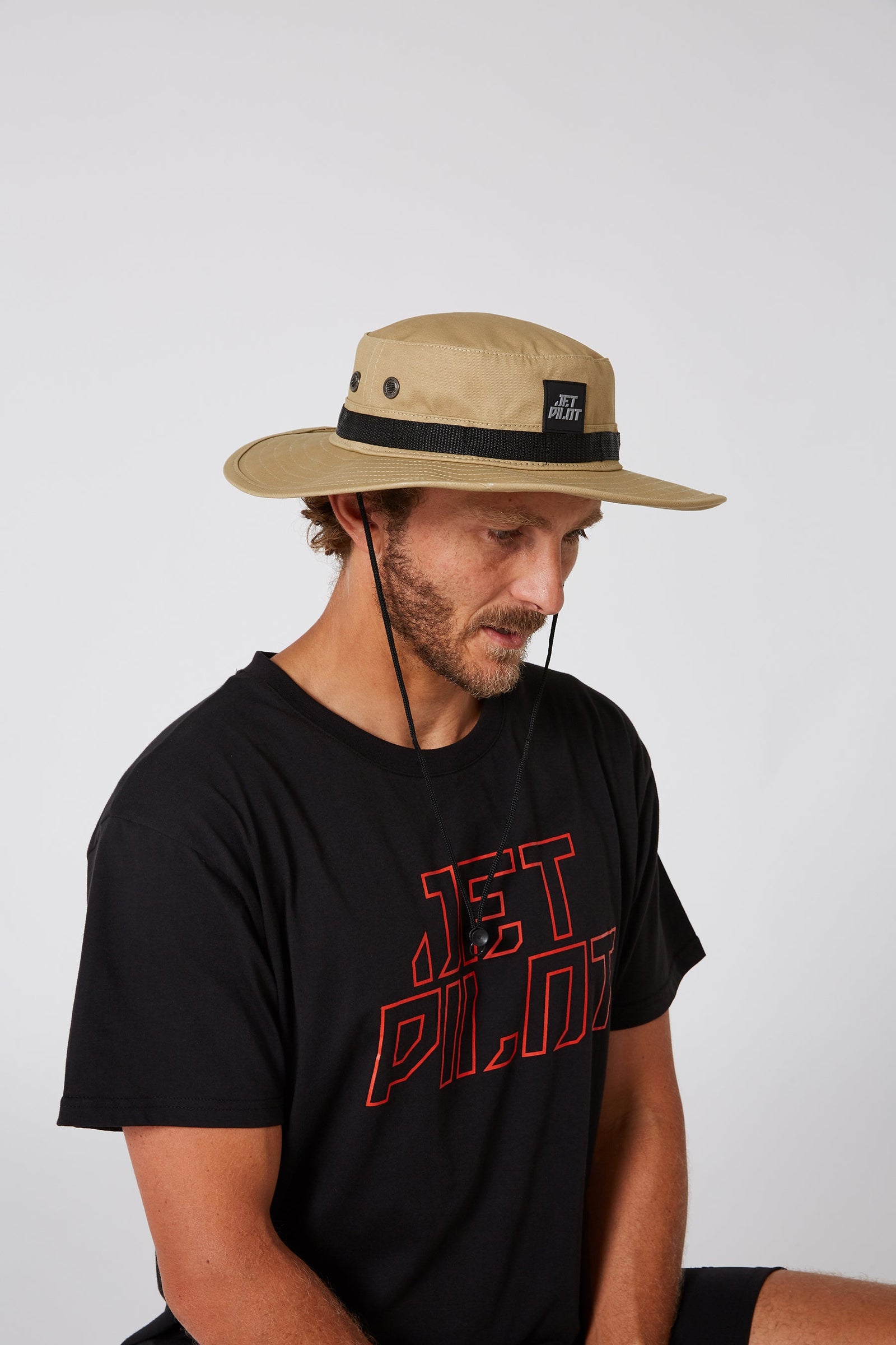 Hiker Mens Wide Brim Bucket