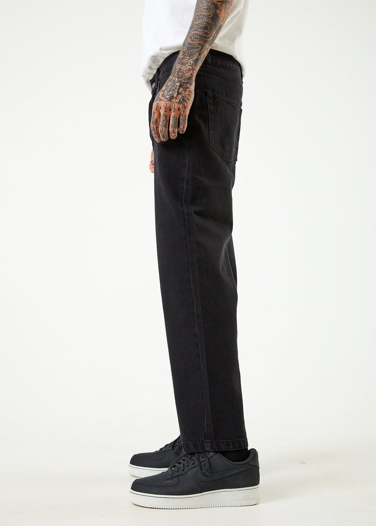 Ninety Twos - Organic Denim Relaxed Fit Jean - Washed Black