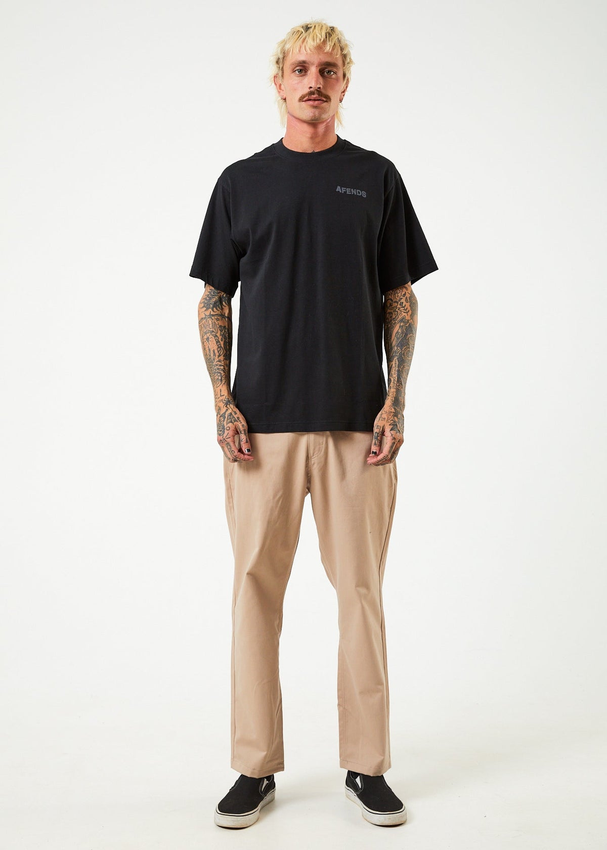 Vortex - Recycled Retro T-Shirt - Black