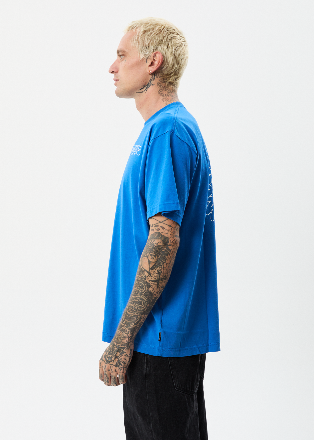 Explode - Recycled Regular Graphic T-Shirt - Royal Blue