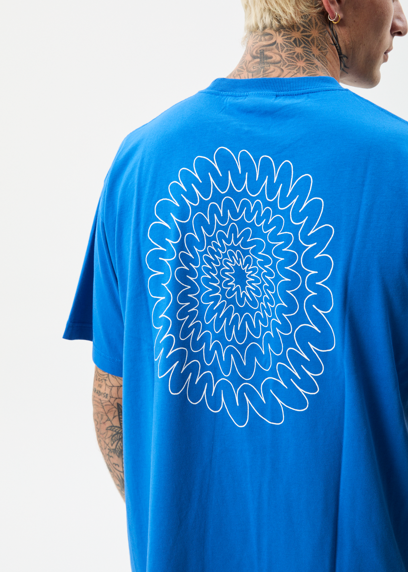 Explode - Recycled Regular Graphic T-Shirt - Royal Blue