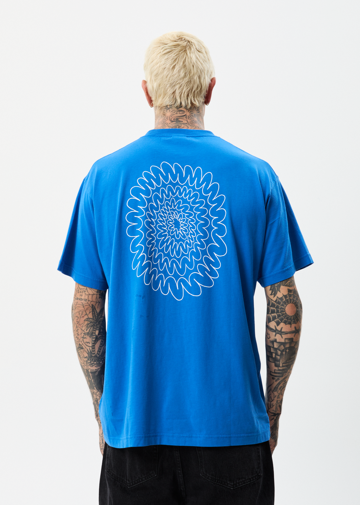 Explode - Recycled Regular Graphic T-Shirt - Royal Blue
