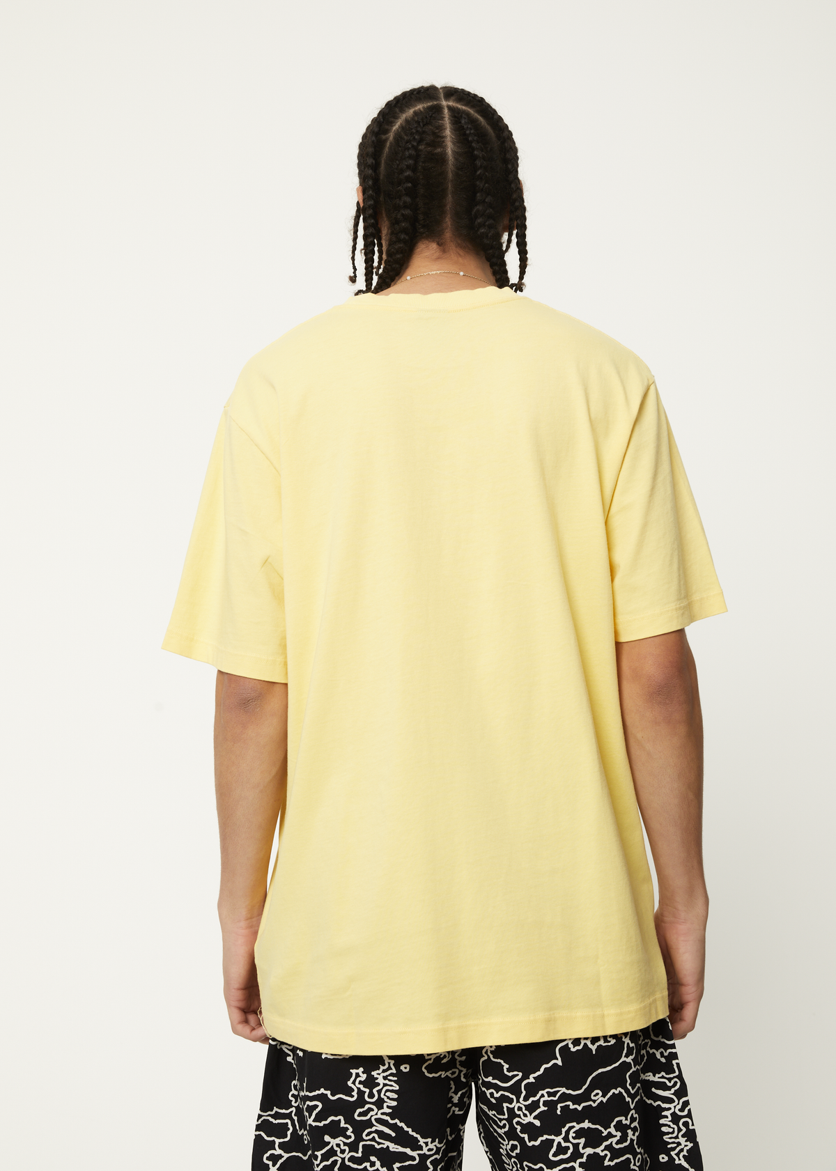 Earthling - Recycled Retro Graphic Logo T-Shirt - Butter