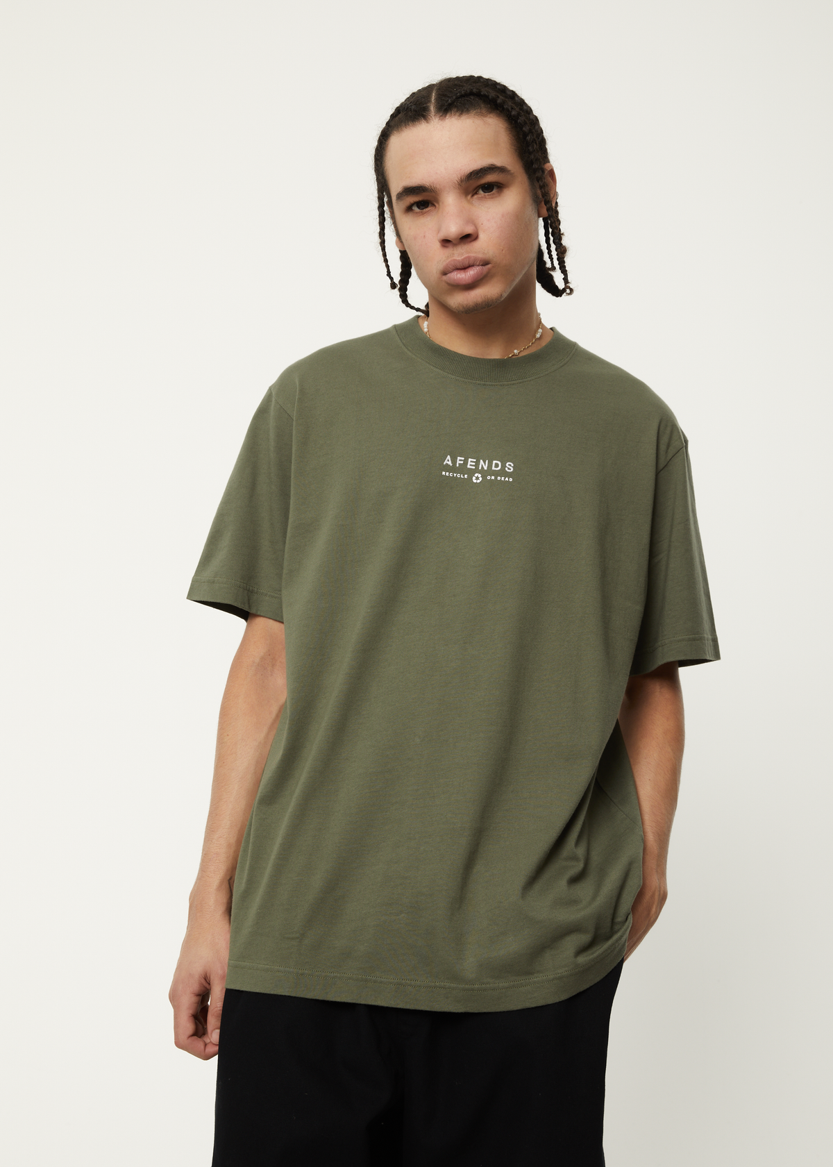 Calico - Recycled Retro Logo T-Shirt - Cypress