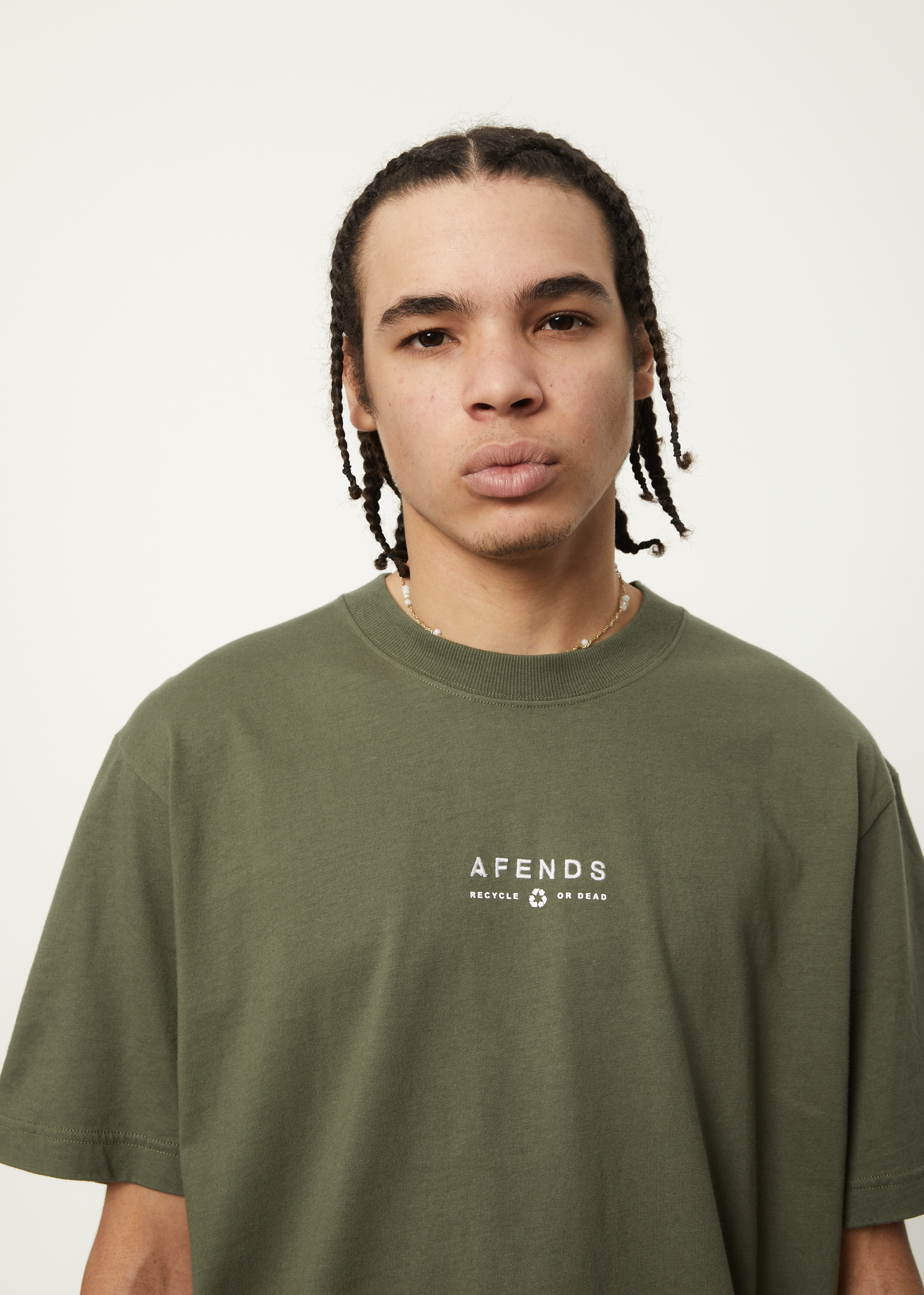 Calico - Recycled Retro Logo T-Shirt - Cypress