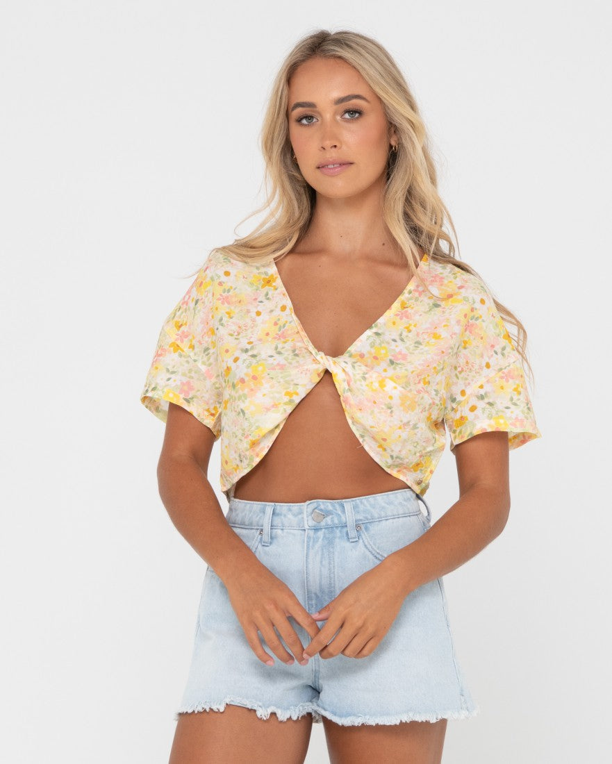 Kara Twisted Reversible Top