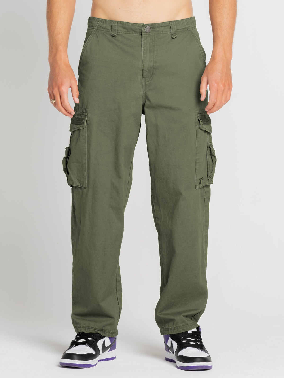 Rusty Sheetya Loose Fit Cargo Pant Army