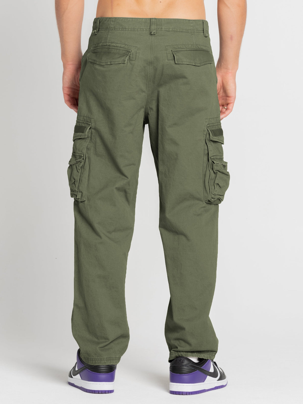 Rusty Sheetya Loose Fit Cargo Pant Army
