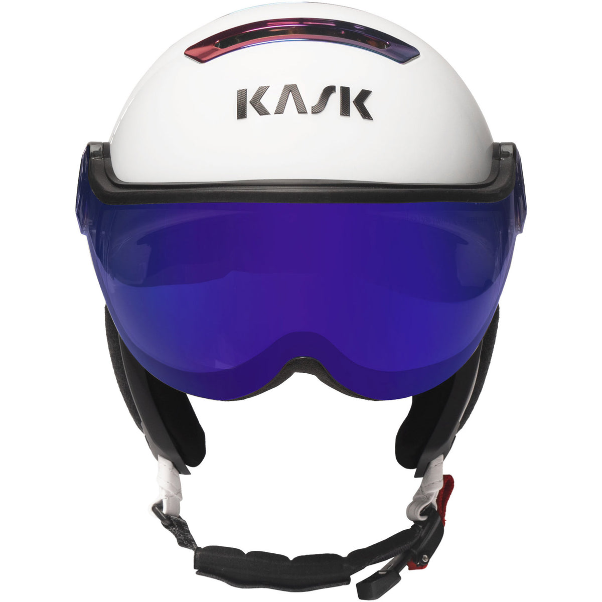 Chrome Visor Snow Helmet