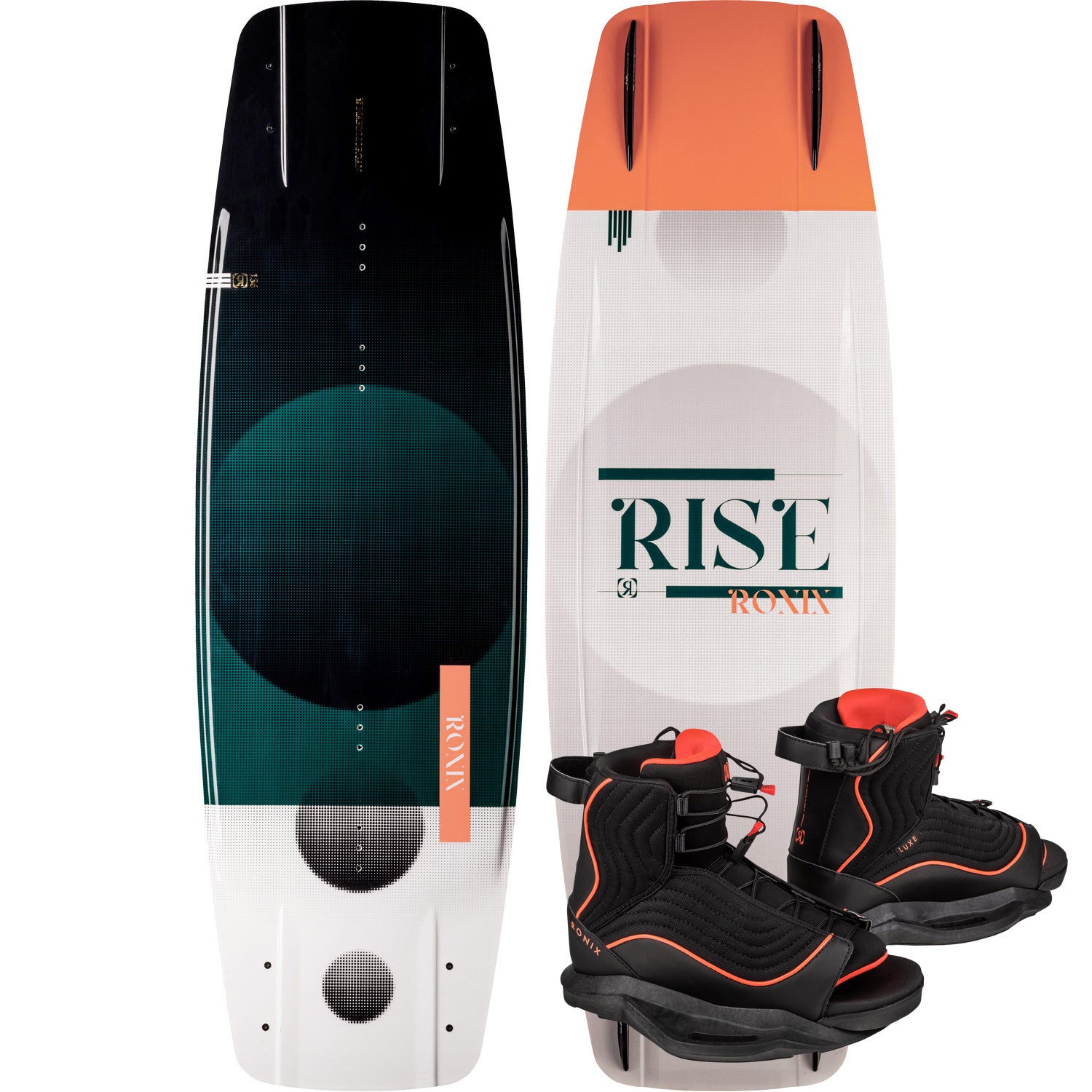 Rise Womens Wakeboard 2023 w/ Luxe Womens Wakeboard Boots 2023