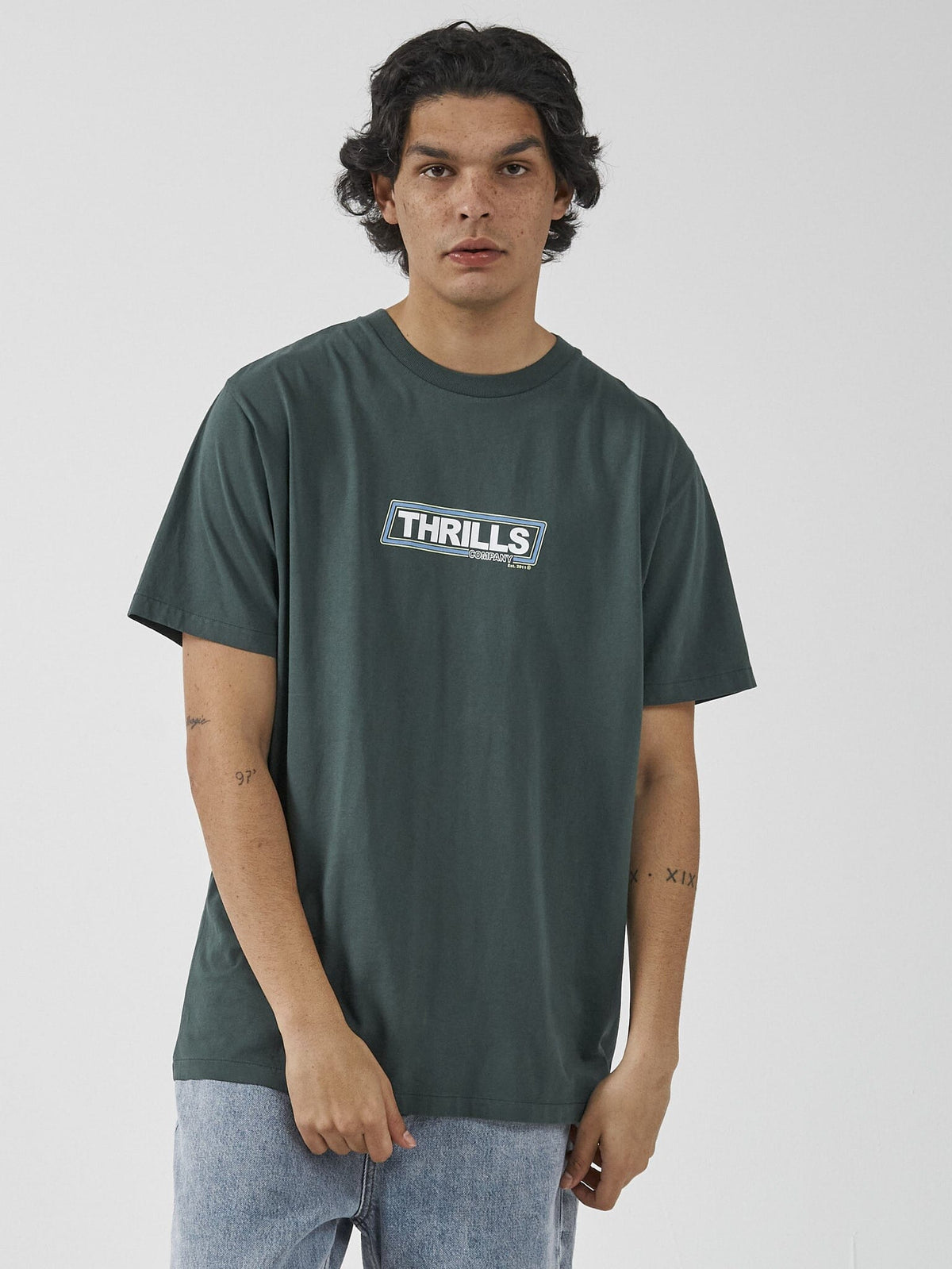 Varsity Merch Fit Tee - Sycamore