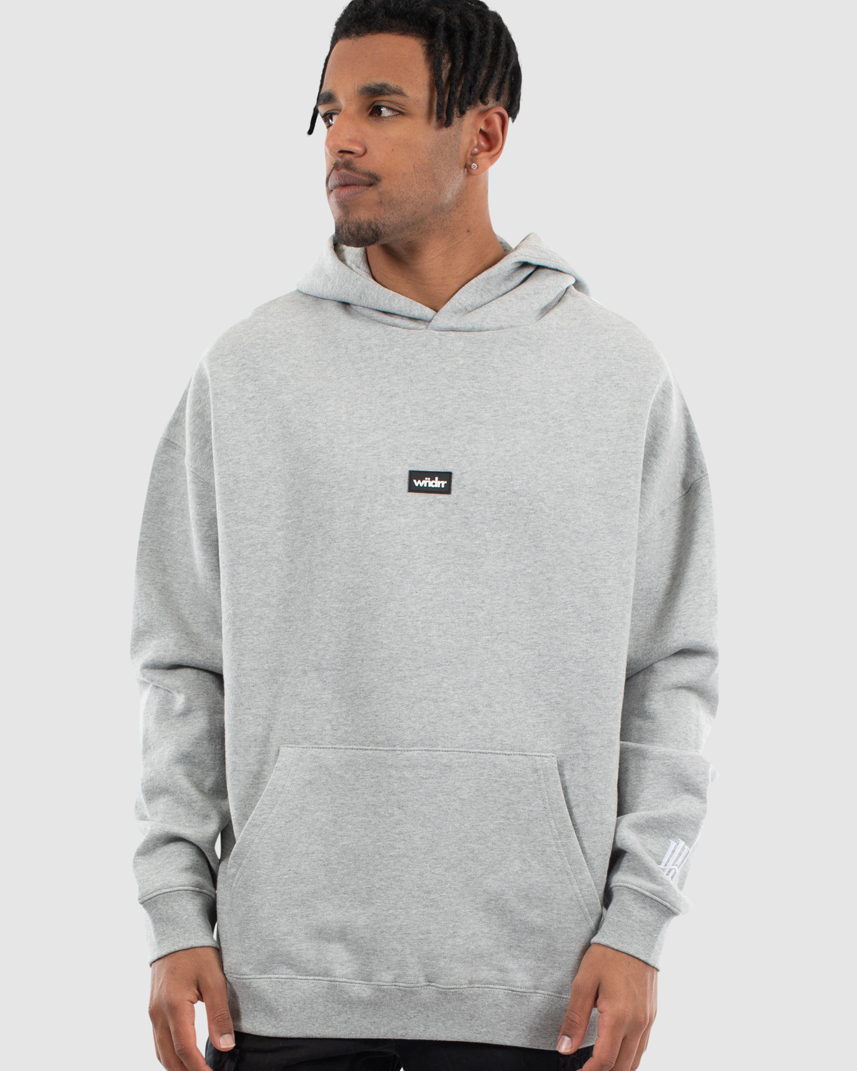 HOXTON V2 HEAVY WEIGHT HOOD SWEAT - GREY MARLE
