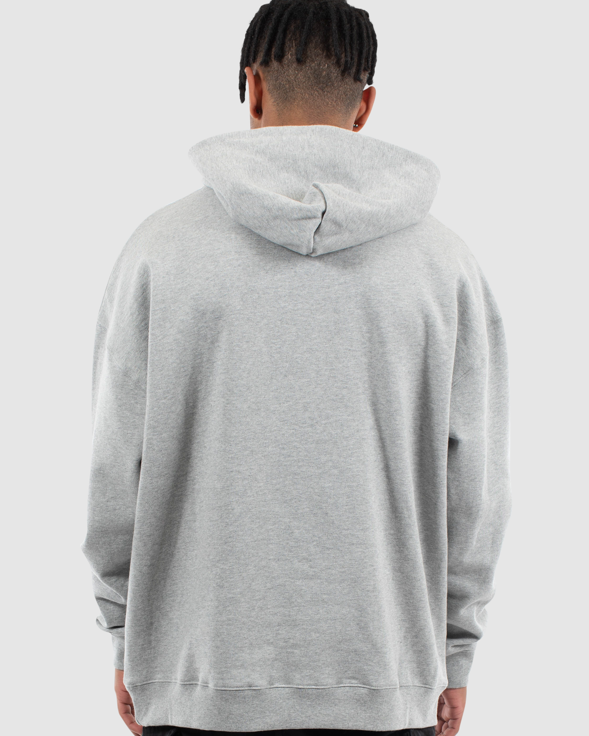 HOXTON V2 HEAVY WEIGHT HOOD SWEAT - GREY MARLE