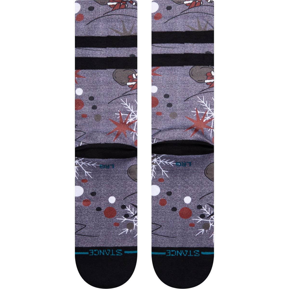 Shredding Santa Crew Sock