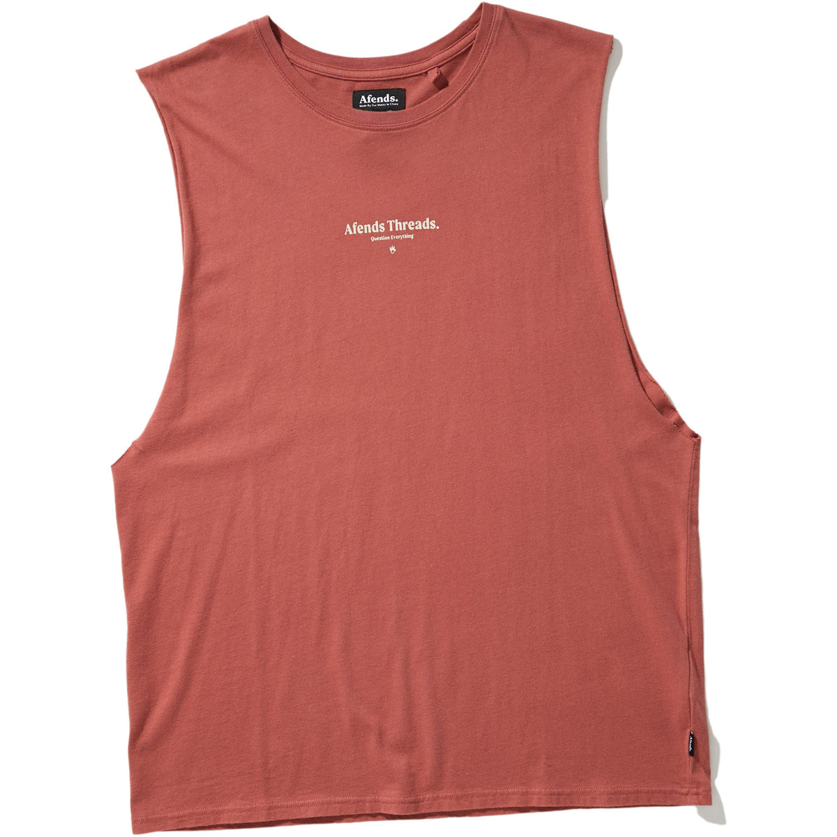 Afends Full Circle Band Muscle Tee Brick