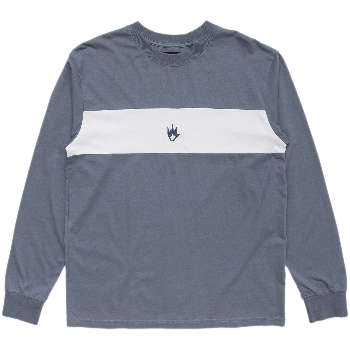 Afends La Flama Retro Fit Long Sleeve Tee Slate