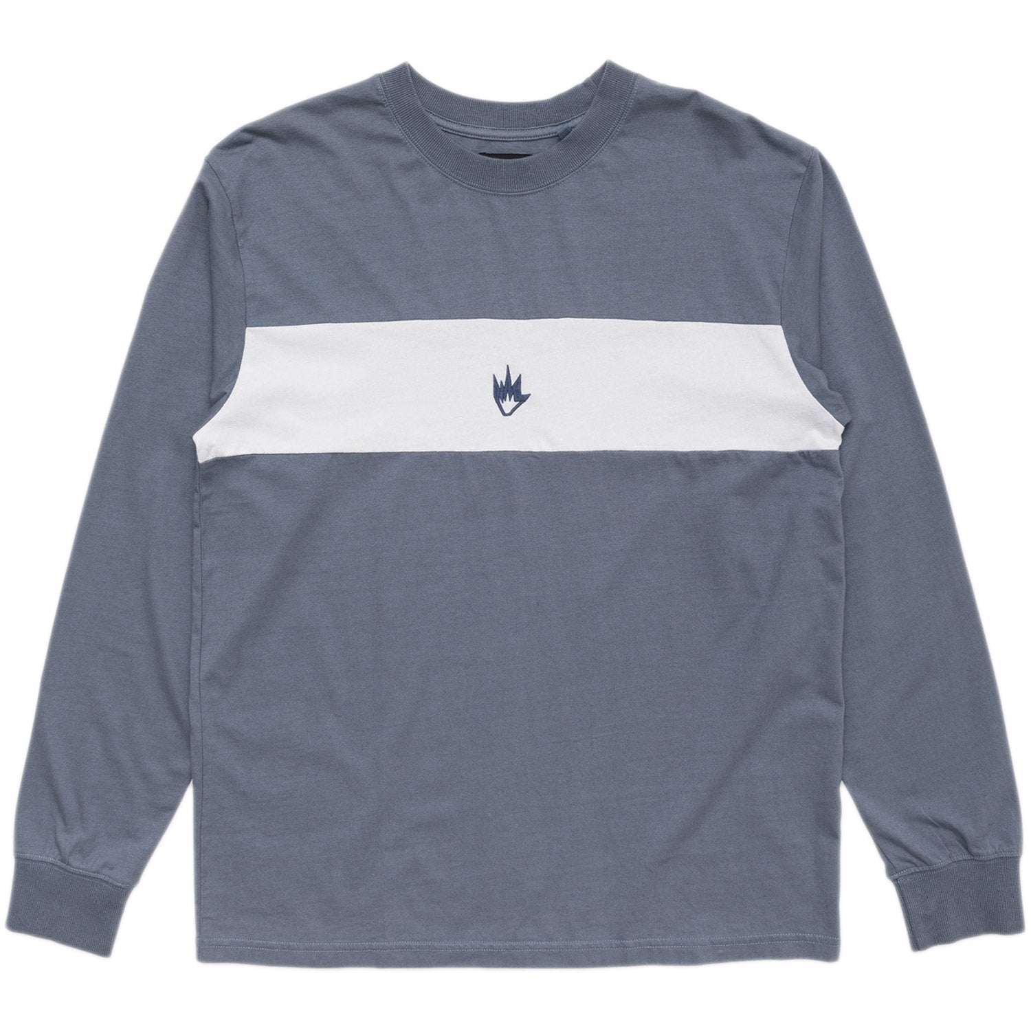 Afends La Flama Retro Fit Long Sleeve Tee Slate