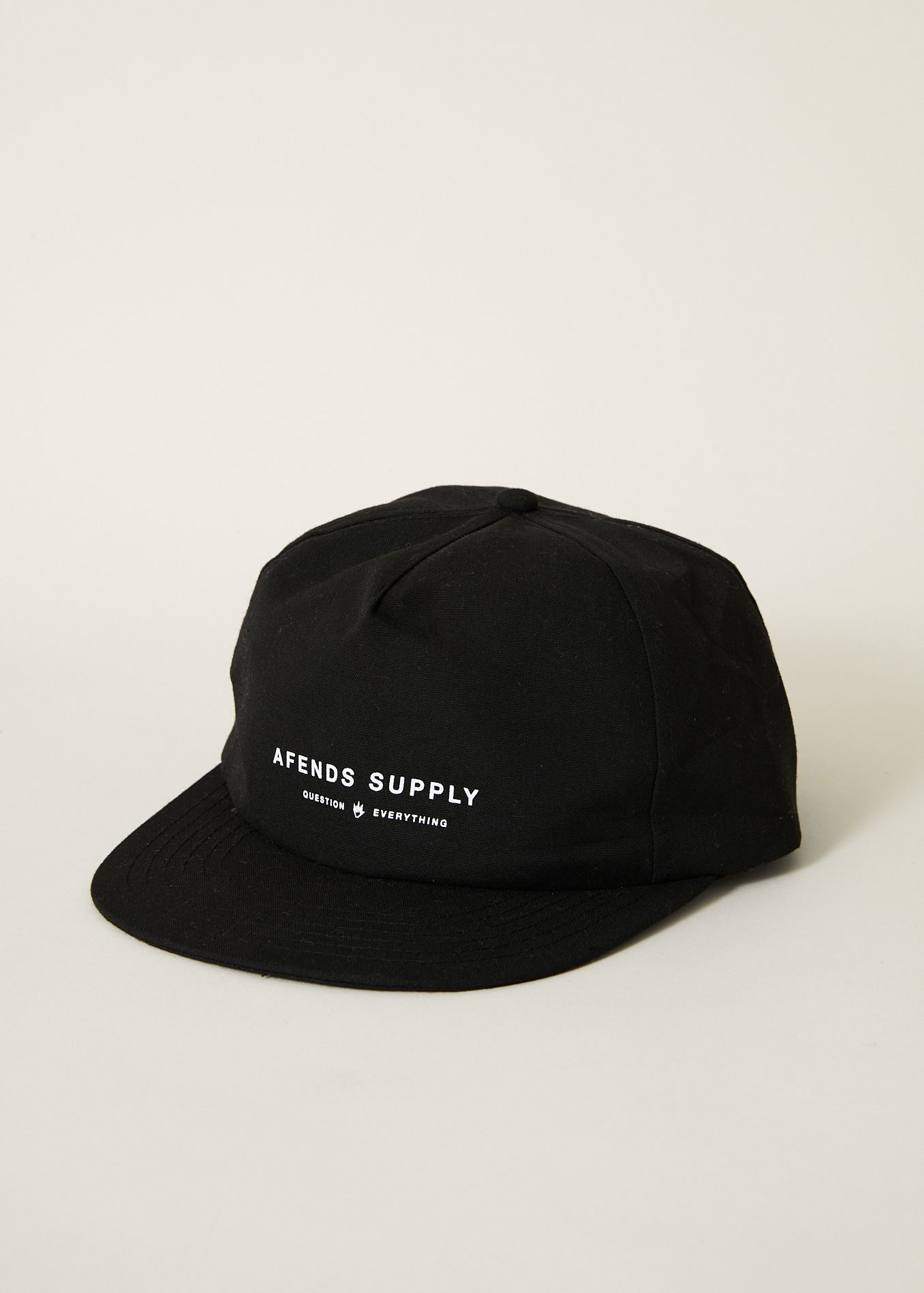 Afends Transit  - Hemp Cap - Black Black