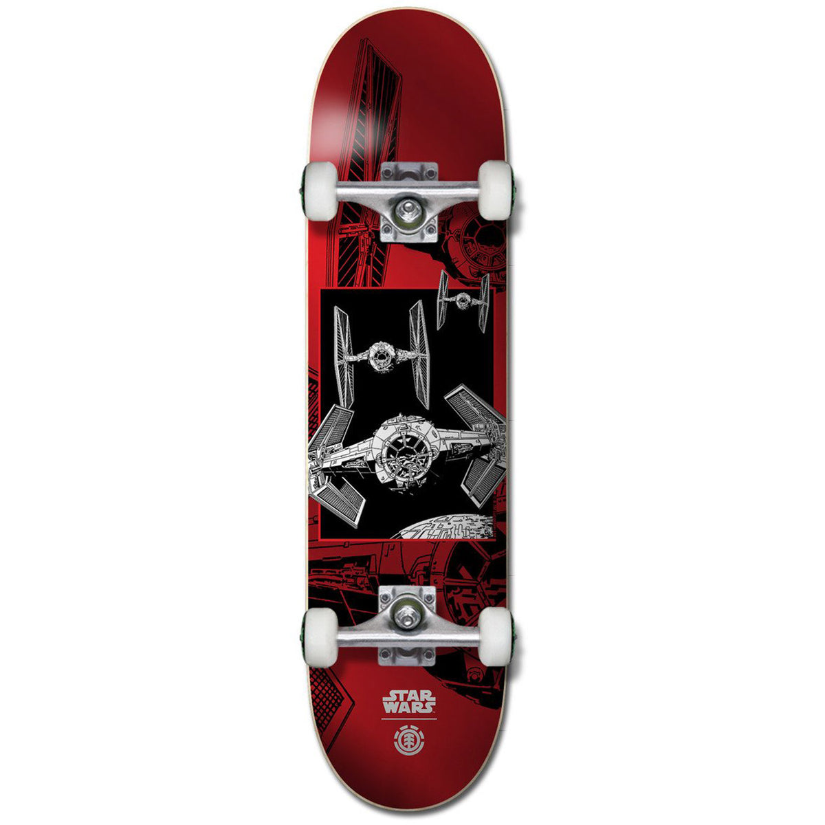 Star Wars X Element Tie Fighter 8.0" Complete Skateboard