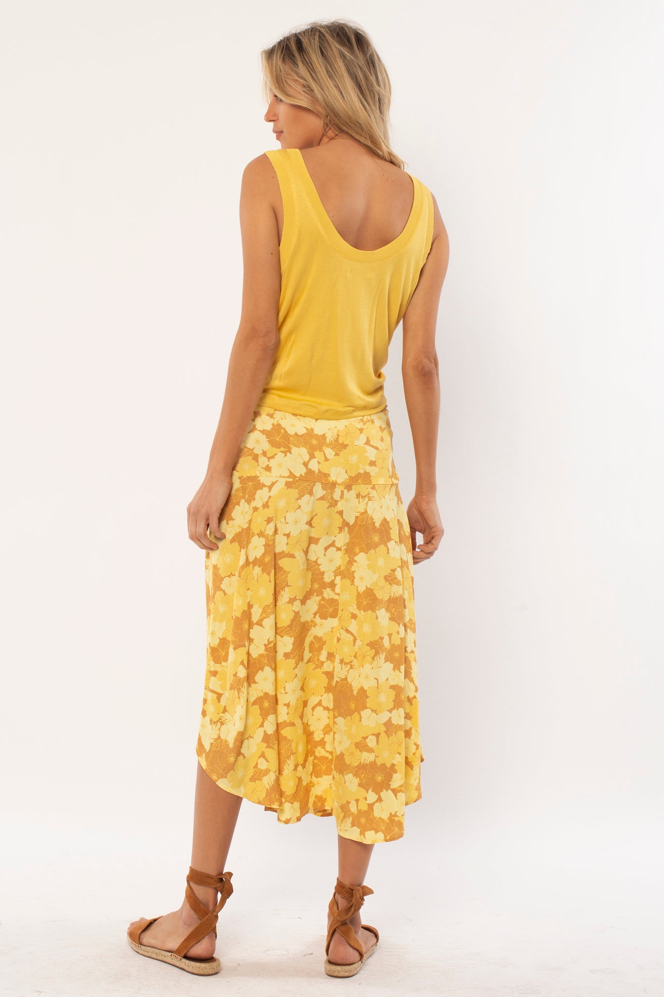Amuse Society ALEXANDER WOVEN MAXI SKIRT Sunray