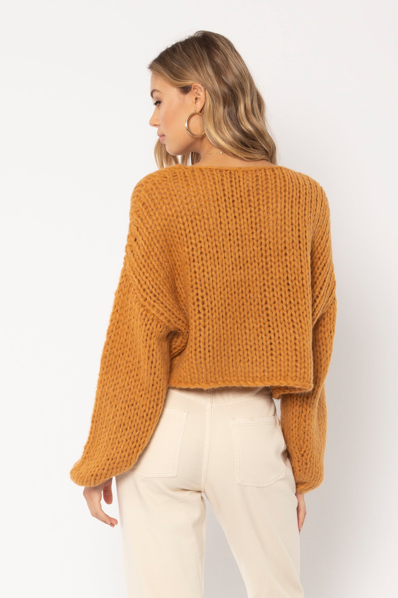 Amuse Society DESERT SKIES SWEATER KNIT Amber light