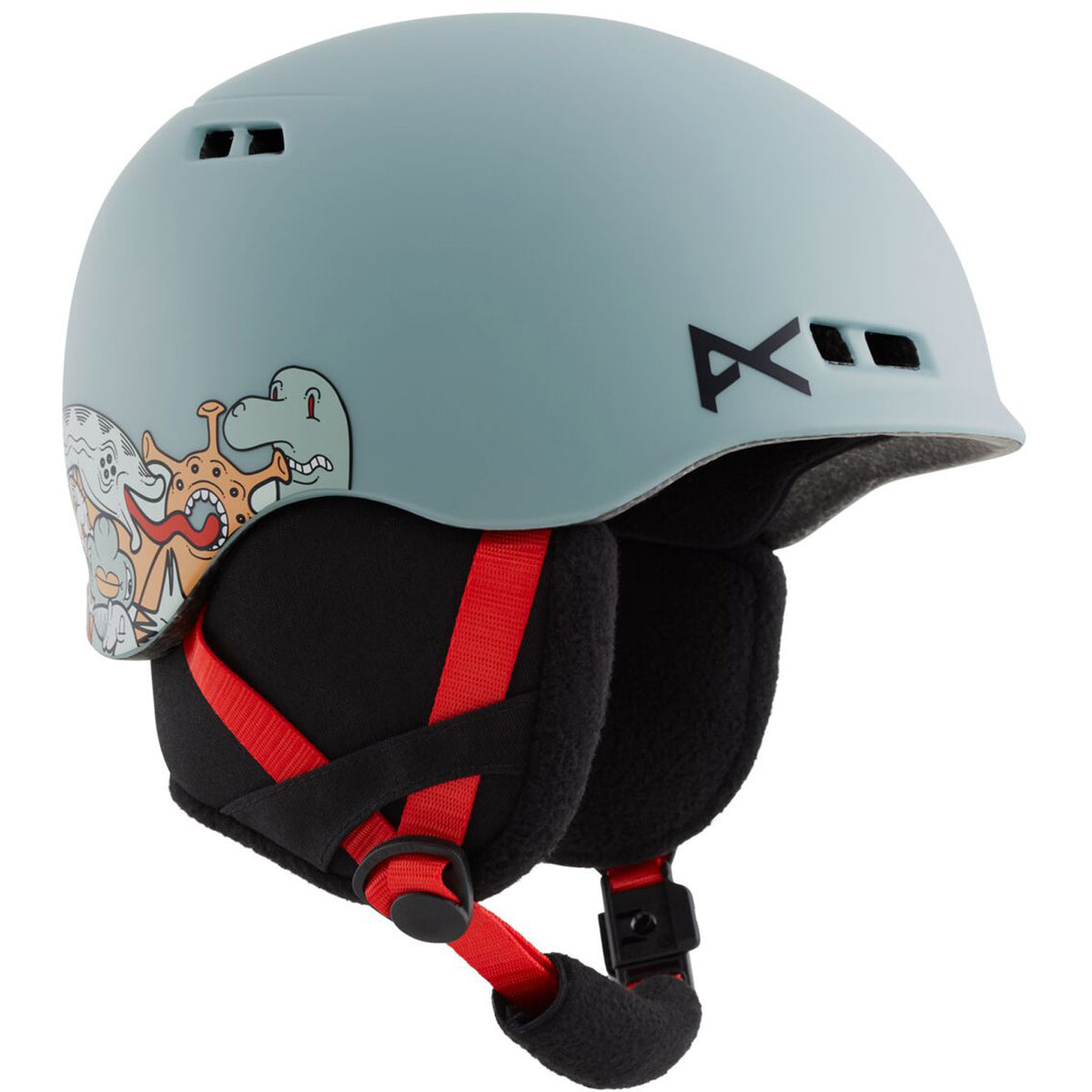 Anon Burner Kids Helmet 2021 Bot Gray