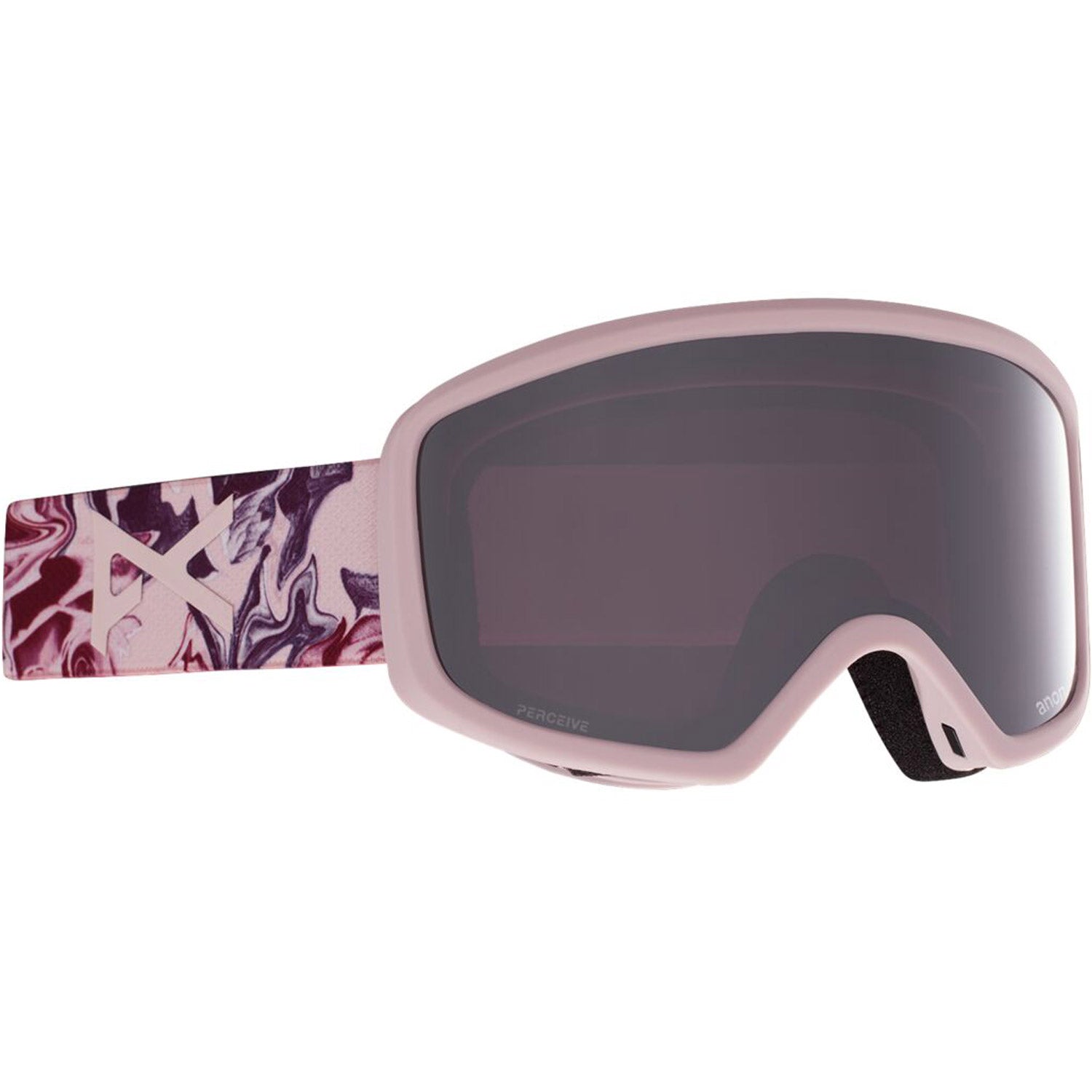 Anon Deringer Goggle 2021 Wavy - Perceive Sunny Onyx Lens w/ Amber Lens