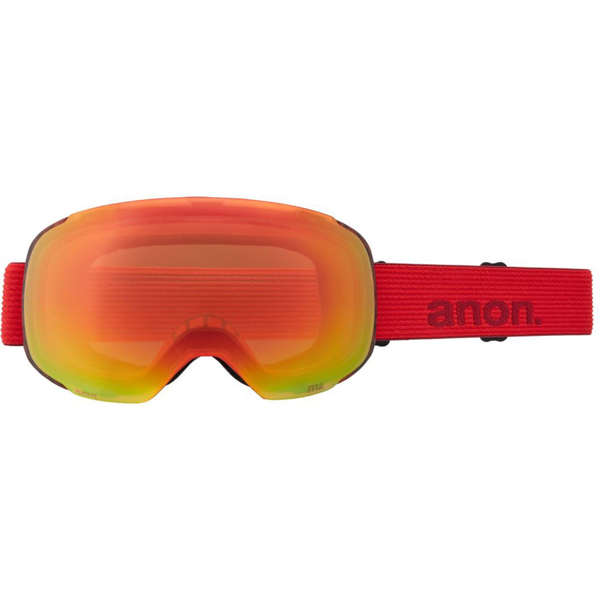 Anon M2 Asian Fit Goggle 2021 Red Tort - Perceive Sunny Red Lens w/ Perceive Cloudy Burst Lens