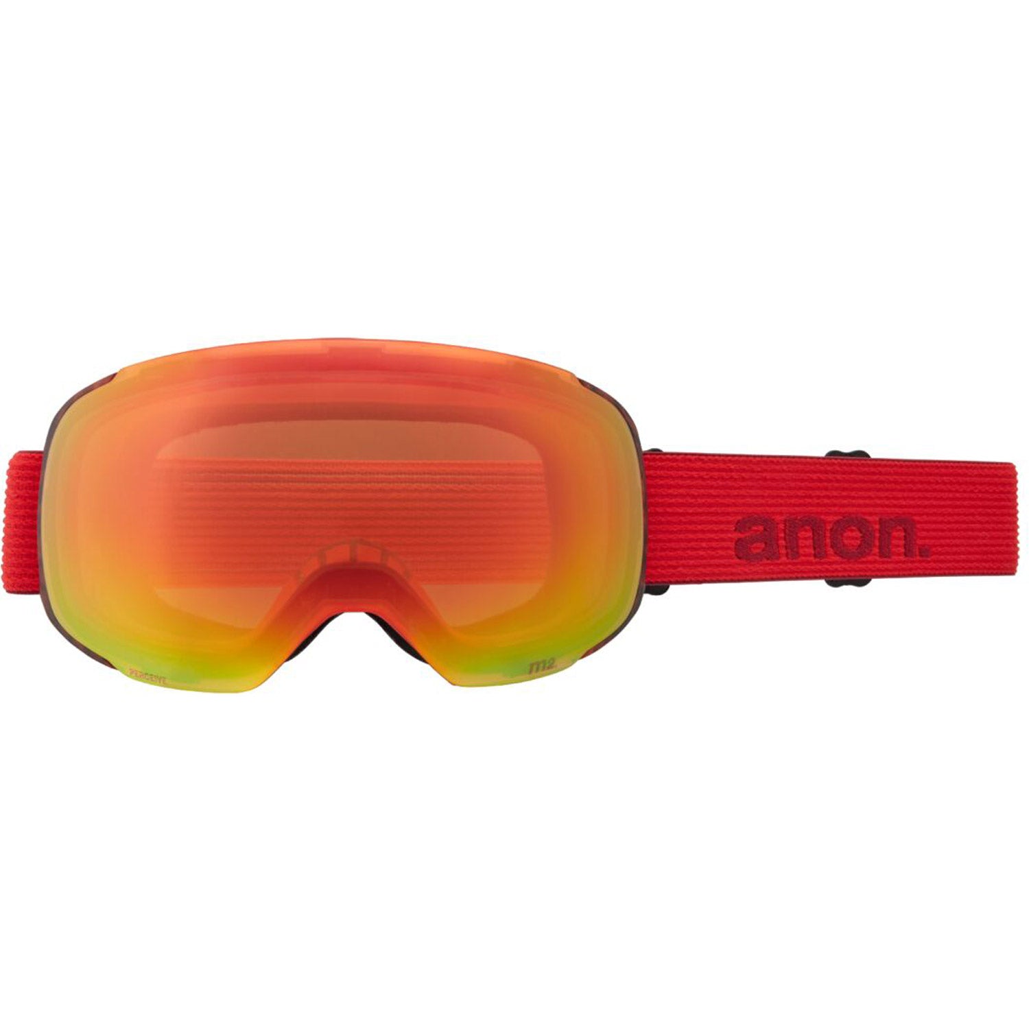 Anon M2 Asian Fit Goggle 2021 Red Tort - Perceive Sunny Red Lens w/ Perceive Cloudy Burst Lens