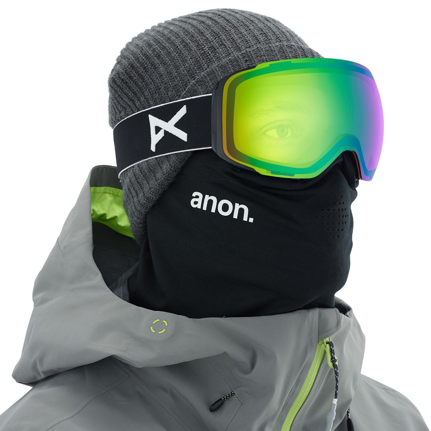 Anon M2 Goggle 2020 Black Sonar Green 
