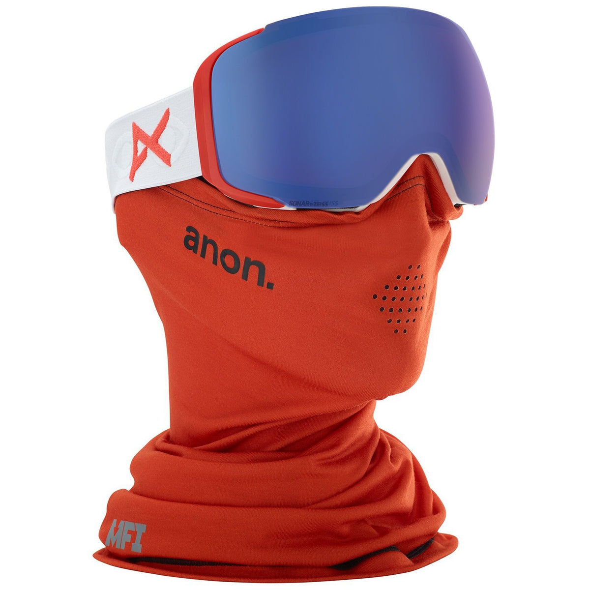 Anon M2 MFI Asian Fit Goggle 2020 Eyes - Sonar Blue w/ Sonar Infrared Lens