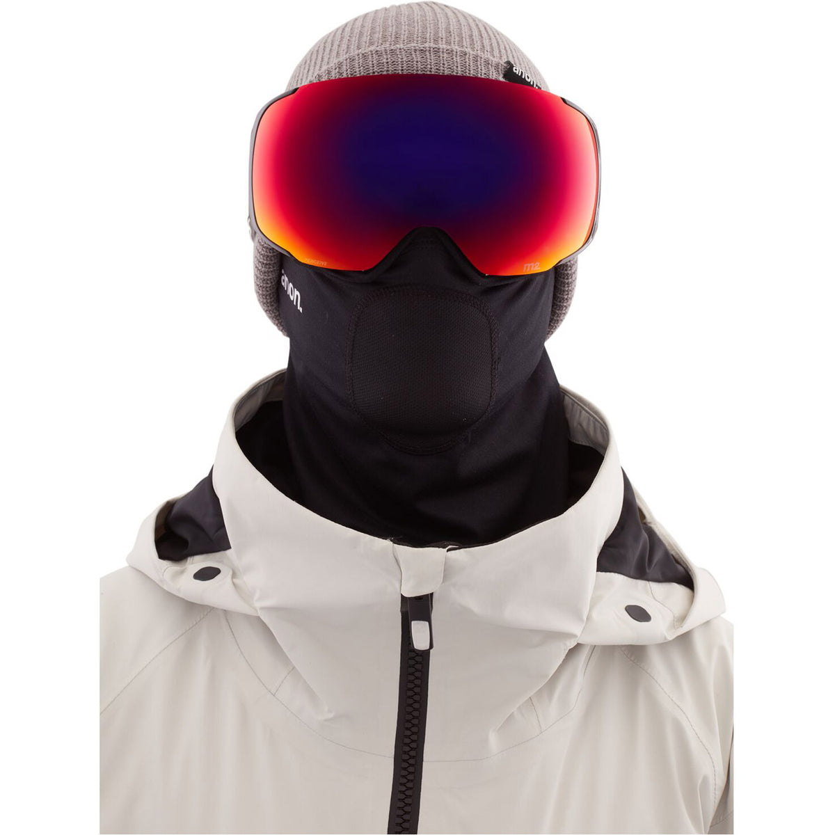 Anon M2 MFI Goggle 2021 Black - Perceive Sunny Red Lens w/ Perceive Cloudy Burst Lens