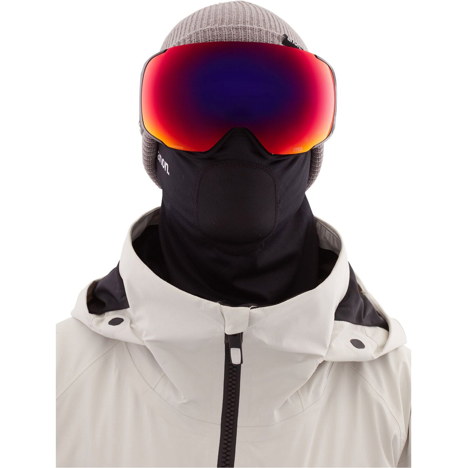 Anon M2 MFI Goggle 2021 Black - Perceive Sunny Red Lens w/ Perceive Cloudy Burst Lens