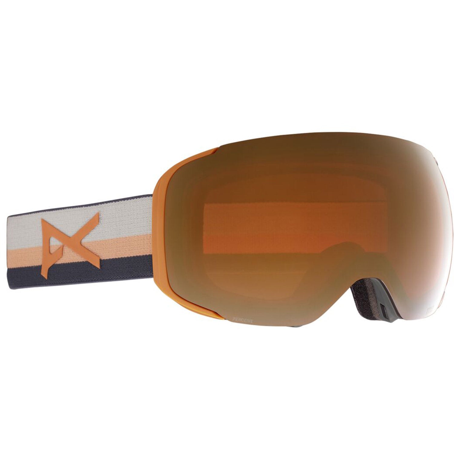 Anon M2 MFI Goggle 2021 Rising - Perceive Sunny Bronze Lens w/ Perceive Cloudy Burst Lens