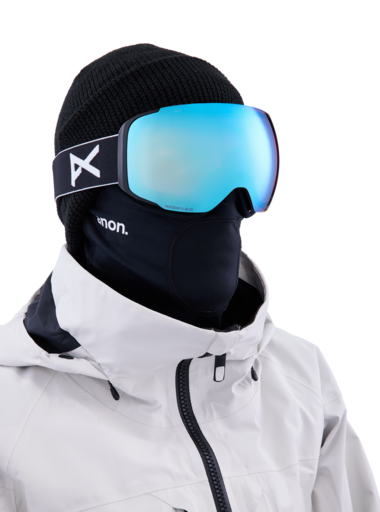 Anon M2 MFI Goggle 2023 Black - Perceive Variable Blue w/ Perceive Cloudy Pink Lens